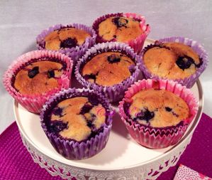 Muffins banane/myrtilles