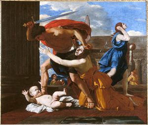 Poussin Nicolas - Mass Inno v 1625-1629 - Huile sur toile