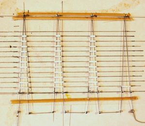 Fabrication des haubans.