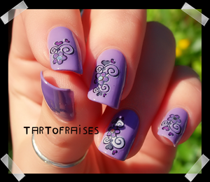 water decal violet 030