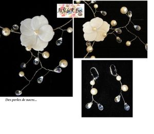 Perles de nacre détails