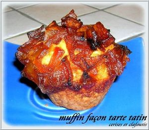 Muffins tarte tatin CC