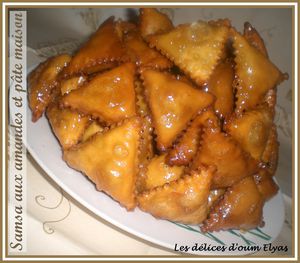 Samsa aux amandes à la pâte maison (2)