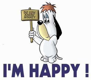 droopy happy