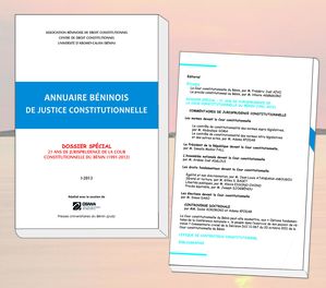 Annuaire béninois de justice constitutionnelle 2013-1