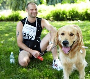 Mini-maratona uomo-cane a Milano (fonte dell'immagine: MilanoToday)