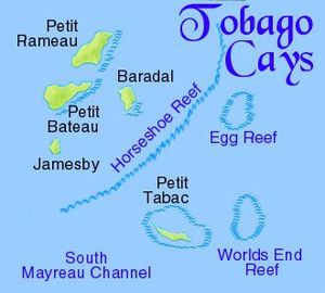 Carte TobagoCays