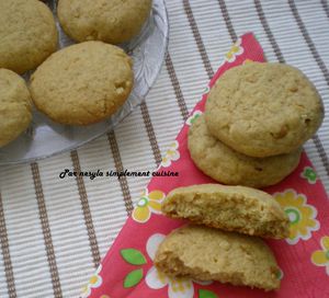 cookies cacahuètes et miel (et chocolat).3