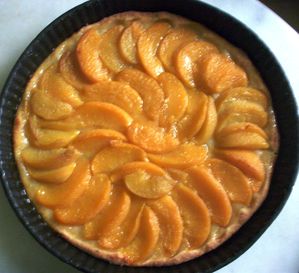 tarte pêches