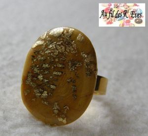 Or jaune bague