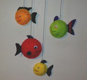 poissons feutrine