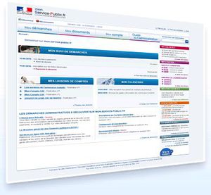 Page accueil portail mon.service-public.fr