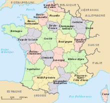 France - Carte des Régions