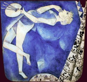 32 Chagall 15 Le peintre, à la lune Coll Marcus Dizner Bâ