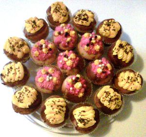 plateau de cupcakes