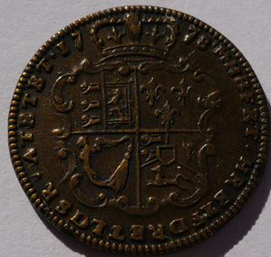 GEORGE III 1778 Guinea Gaming Counter Neilson #1180 S
