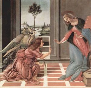 l'annonciation de Botticelli