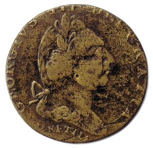 KETTLE 1793 GEORGE III Half-Guinea Gaming Counter -copie-1