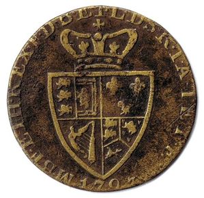 KETTLE 1793 GEORGE III Half-Guinea Gaming Counter Neilson #
