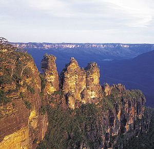 blue mountains tree sisters