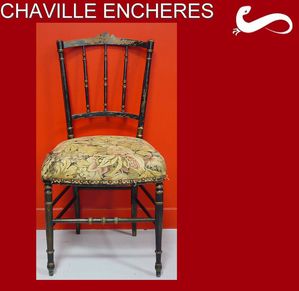 CHAVILLE ENCHERES AA MEUBLES CHAISE