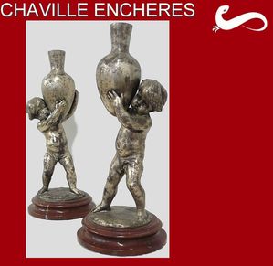 CHAVILLE ENCHERES A A OBJETS D ART SCULPTURES LOUIS KLEY