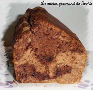 cake marbré chataigne chocolat interblog coupe