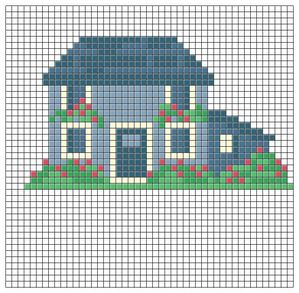 COTTAGE BLU solid blocks