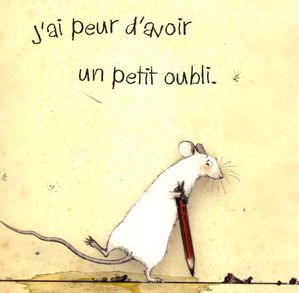 Peur des petits oublis (Dystychiphobie)