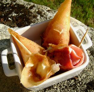 Croustillants au Jambon et au Fromage Fondu