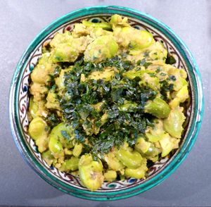 Salade de fèves à la marocaine