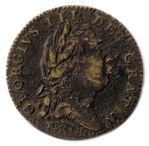 KETTLE 1801 GEORGE III Half-Guinea Gaming Counter -copie-1
