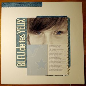 Bleu de tes yeux