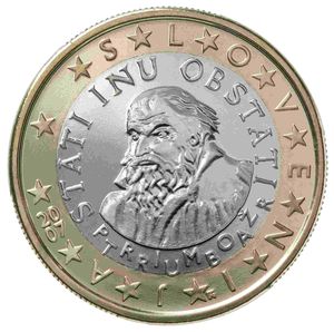 Pièce de 1 euro de la Slovénie