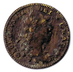 GEORGE III 1782 Guinea Gaming Counter Neilson #1260 BG