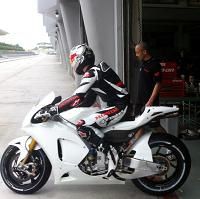 Rea test la honda gp