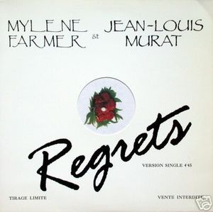 1991 Regrets 45t promo verso