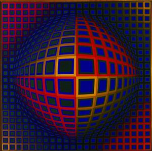 Art-Victor-Vasarely-illusion-doptique-art-op-6