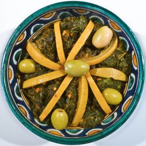 Salade d'épinards à la marocaine