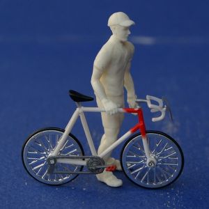 Cycliste miniature echelle 1/43