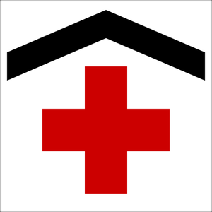 RWB-Symbol: Krankenhaus RWB-Symbol: Krankenhaus