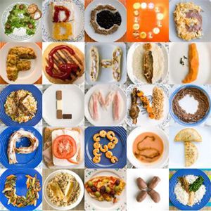 alphabet nourriture tres petite