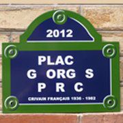 Plaque Perec