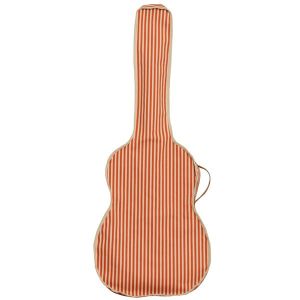 housse de guitare rayure orange lalé