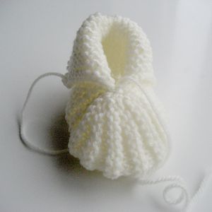 tricoter des chaussons pour bebe