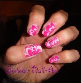 rose et blanc