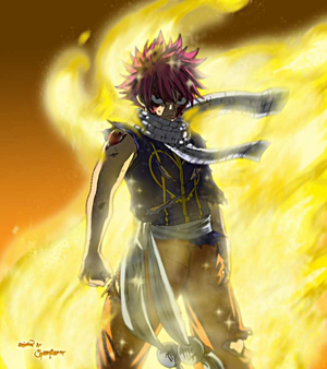Fairy Tail Natsu Golden Flame by chuefue337