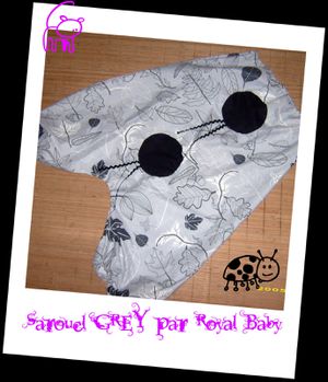 sarouel grey par royal baby