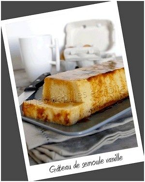 Gâteau semoule Aude