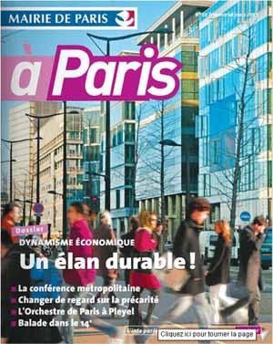 Cliquez pour lire le magazine interactif de la ville de Paris